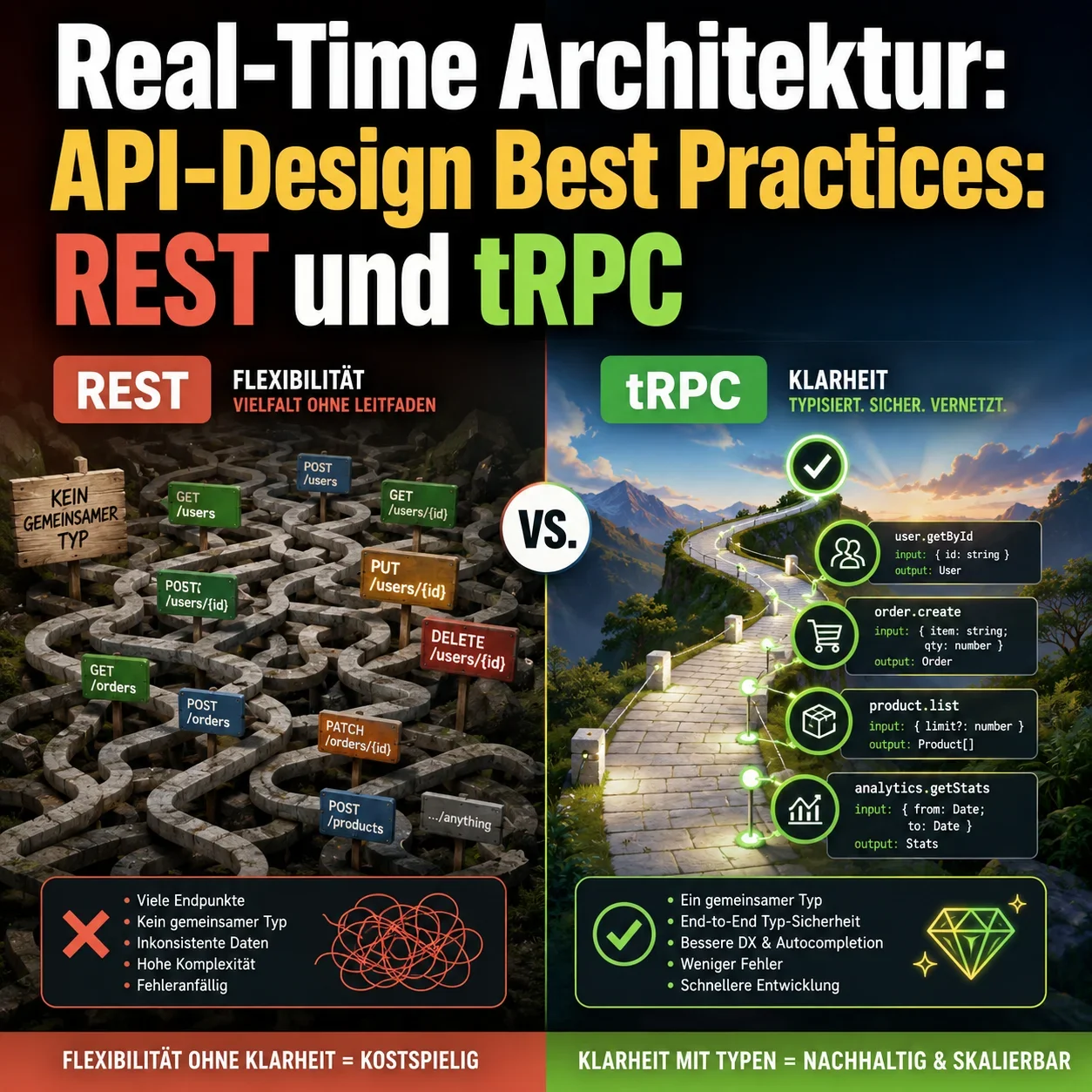 API-Design Best Practices: REST und tRPC in der Praxis