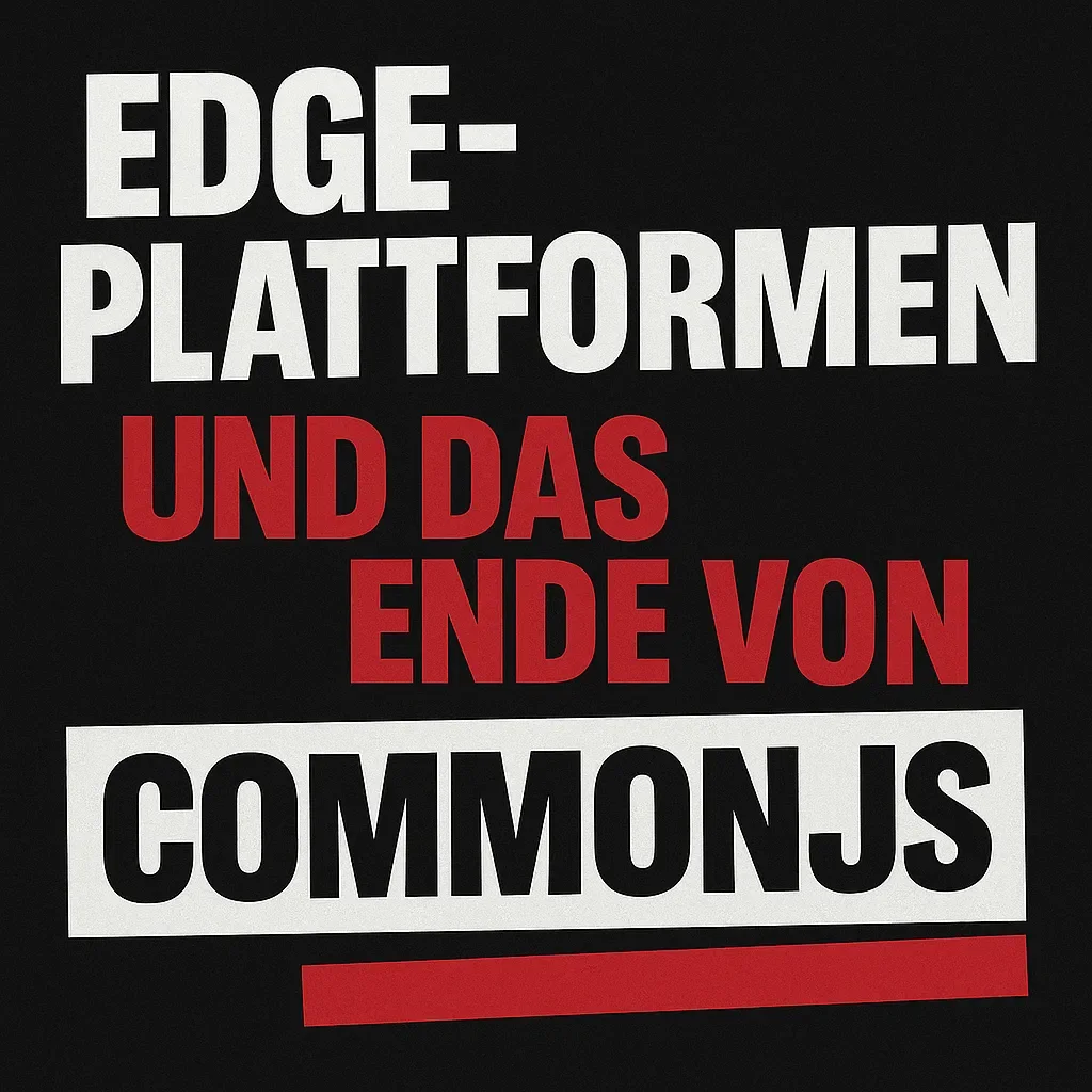 Edge Computing und JavaScript-Module: Warum ESM die Zukunft gehört