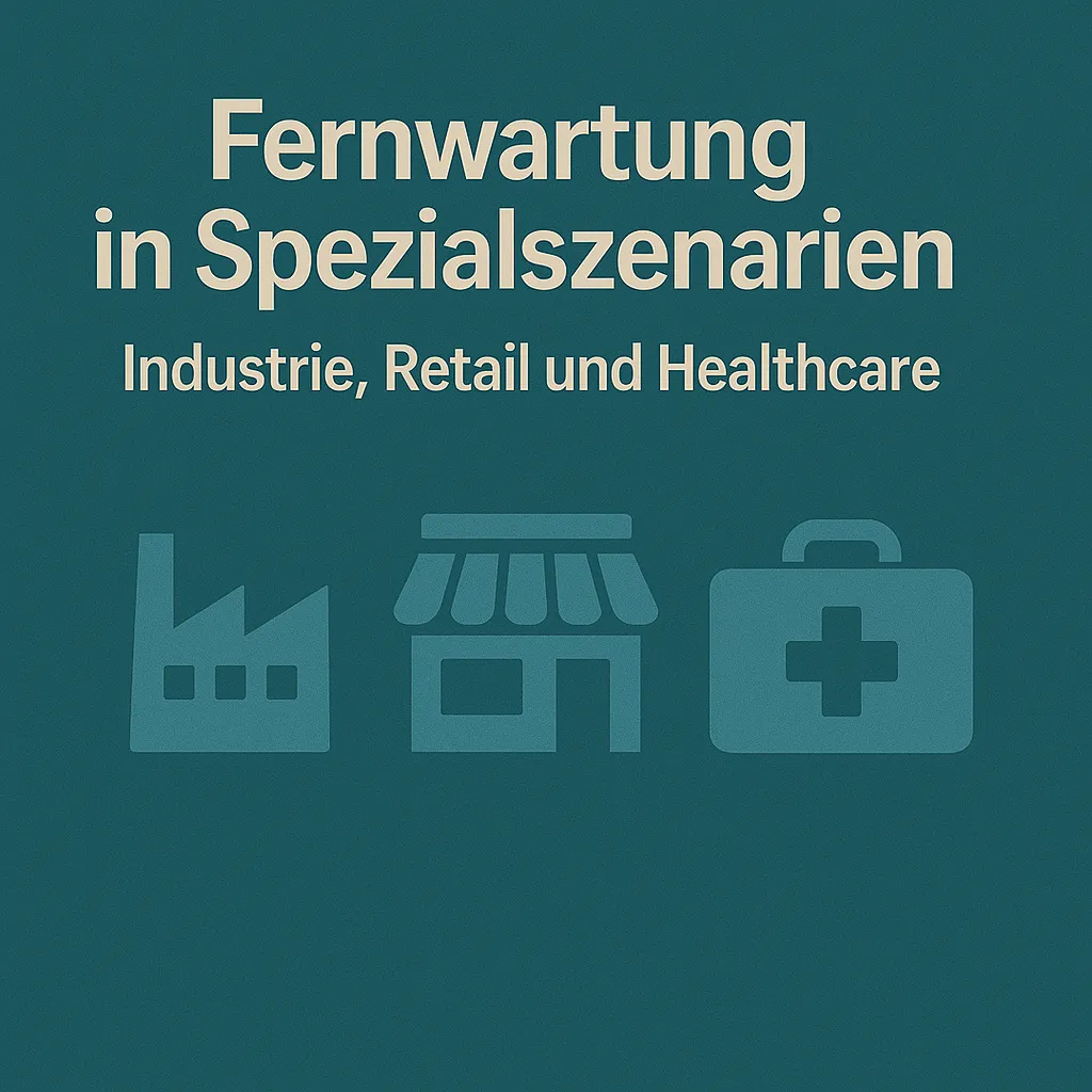 Fernwartung in Spezialszenarien – Industrie, Retail und Healthcare