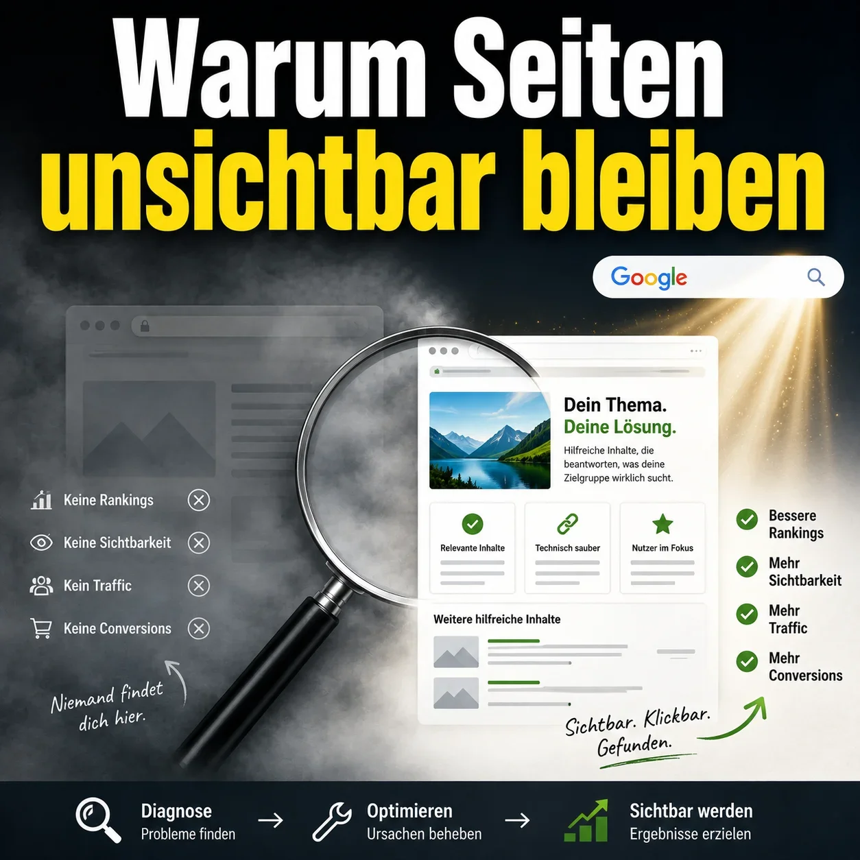 Google-Indexierung: Warum Seiten unsichtbar bleiben