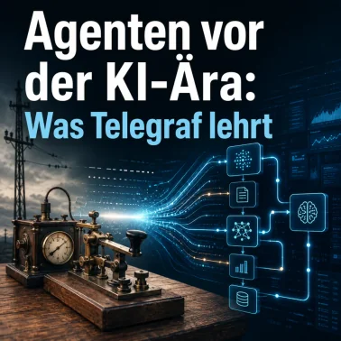 Agenten vor der KI-Ära: Was Telegraf über autonome Systeme lehrt