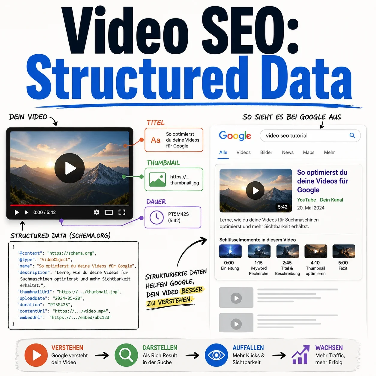 Video SEO: Structured Data und visuelle Suche richtig einsetzen